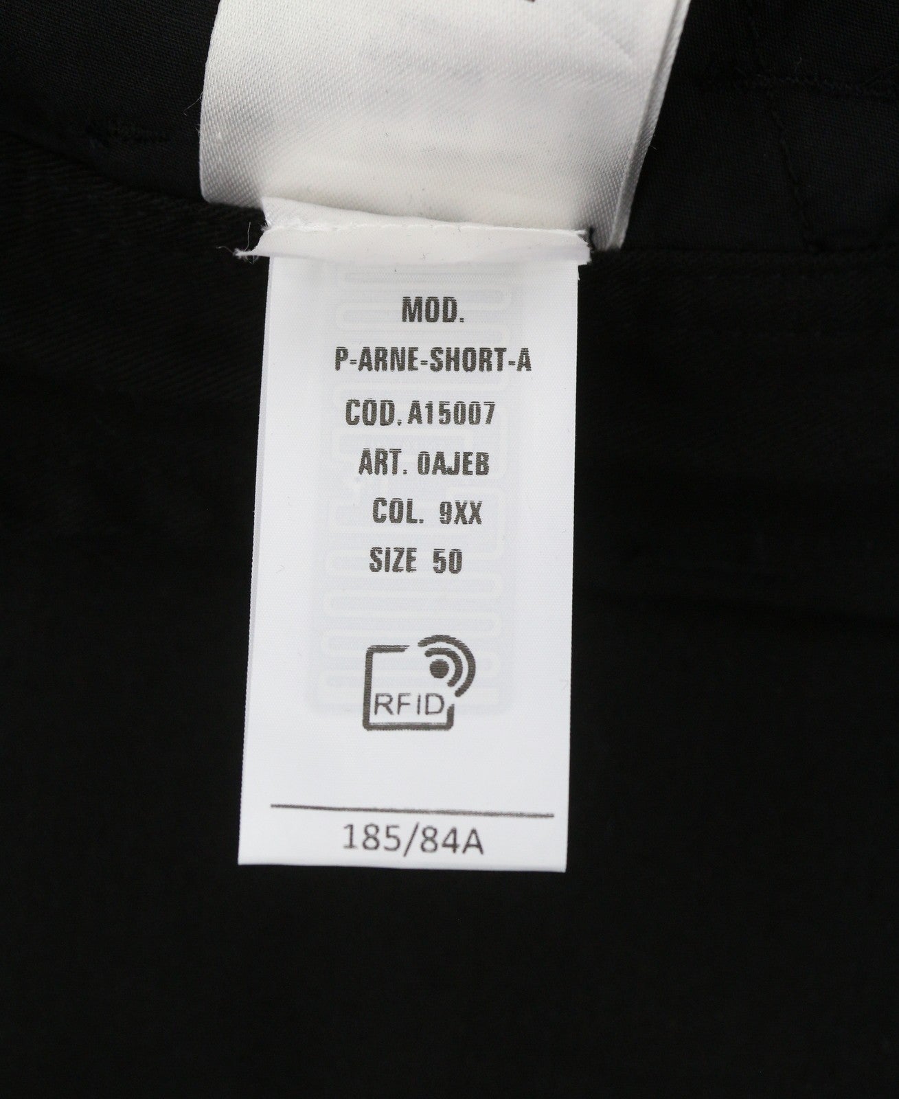 DIESEL P-Arne-Short-A Men Shorts 50 W34 Black Darts At Knees Cargo RRP250
