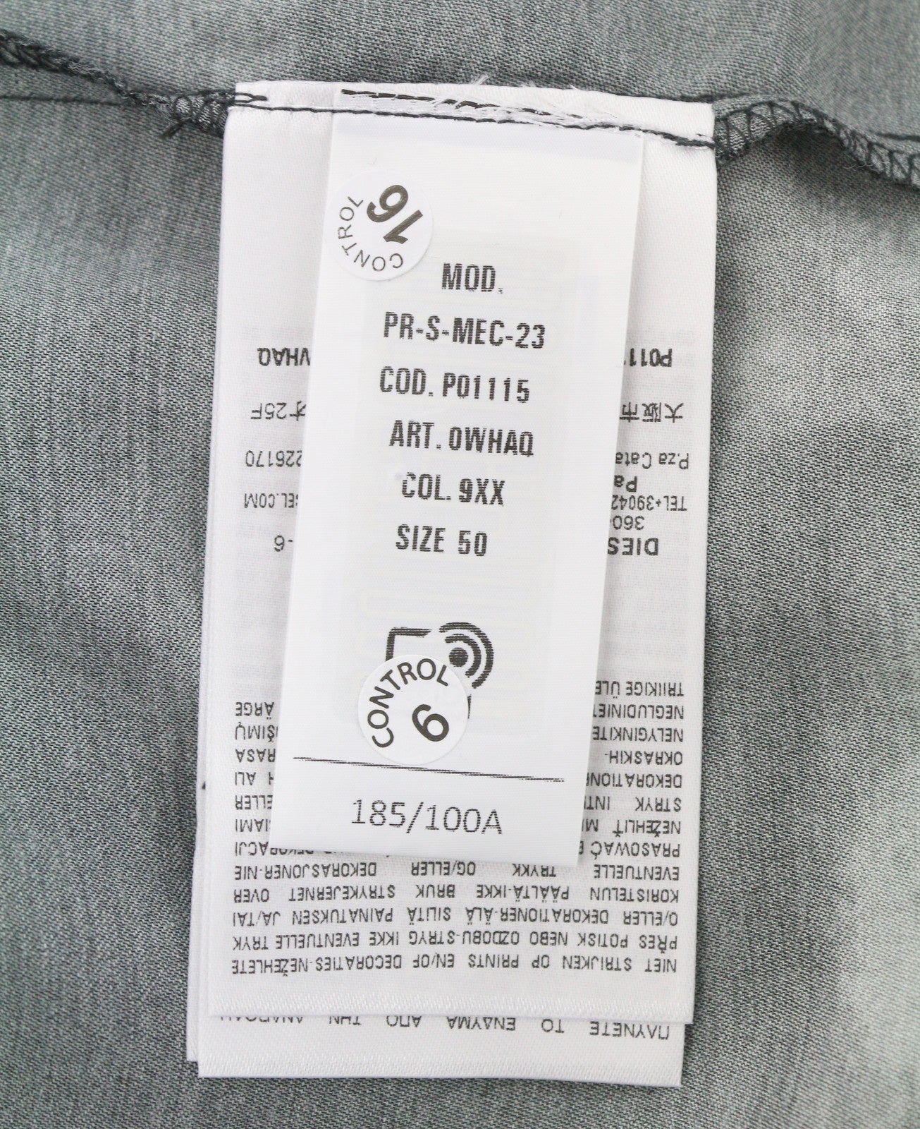 DIESEL PR-S-Mec-23 Men Shirt 50 Black All-Over Graphic Print Unisex RRP175