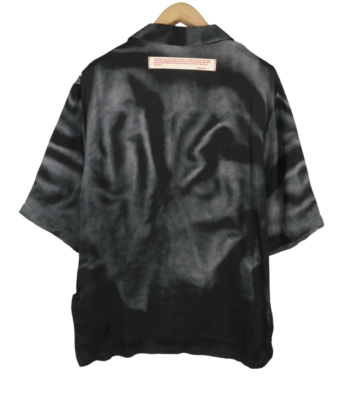 DIESEL PR-S-Mec-23 Men Shirt 50 Black All-Over Graphic Print Unisex RRP175