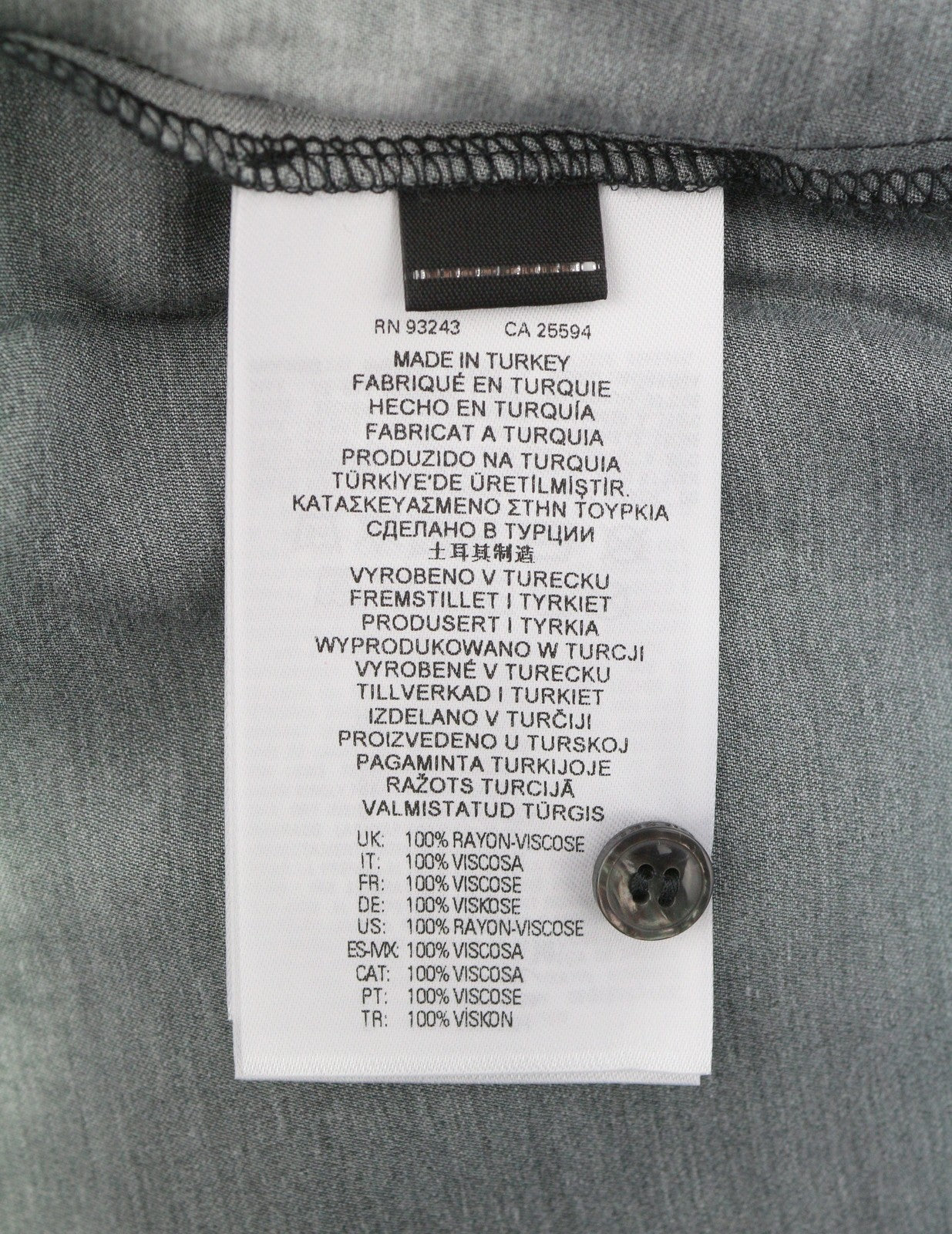 DIESEL PR-S-Mec-23 Men Shirt 50 Black All-Over Graphic Print Unisex RRP175