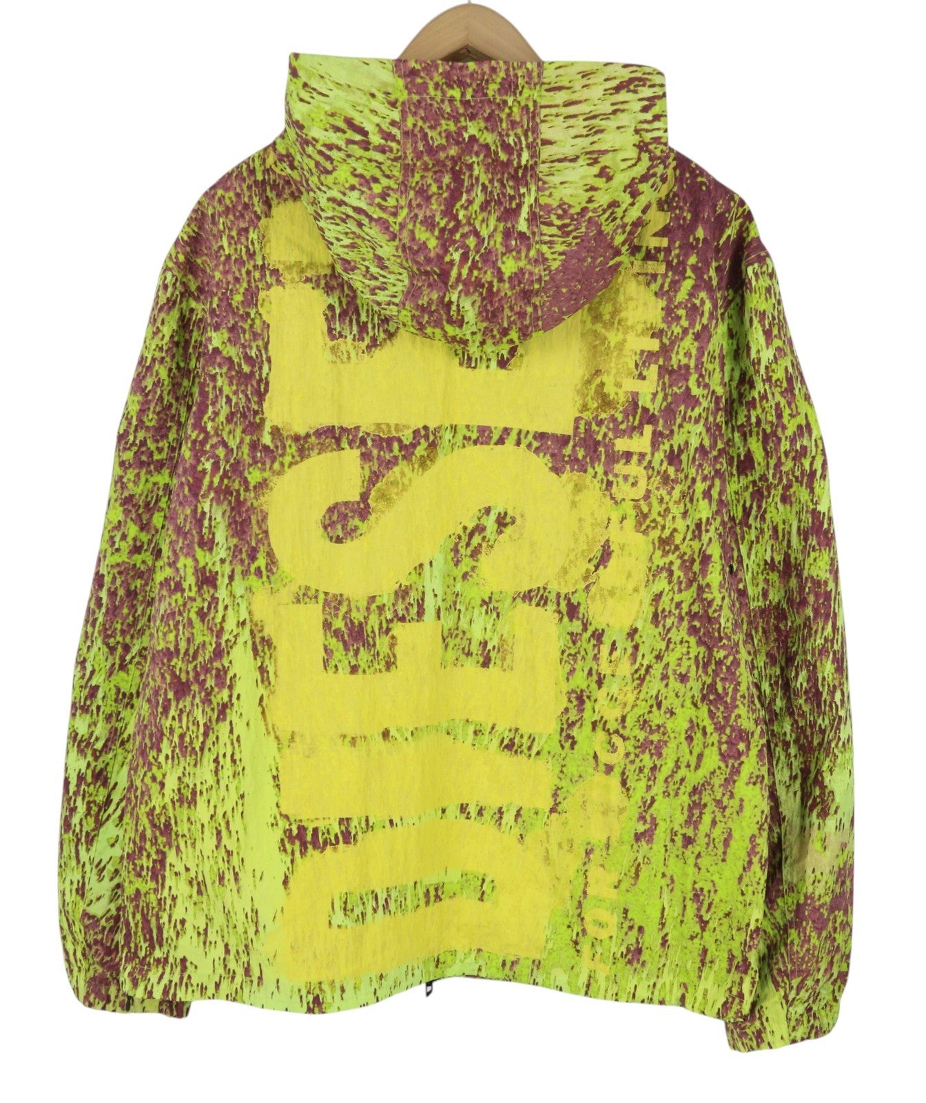 DIESEL J-Brick Men Jacket 52 Multicolor Printed Hooded Lightweight RRP295