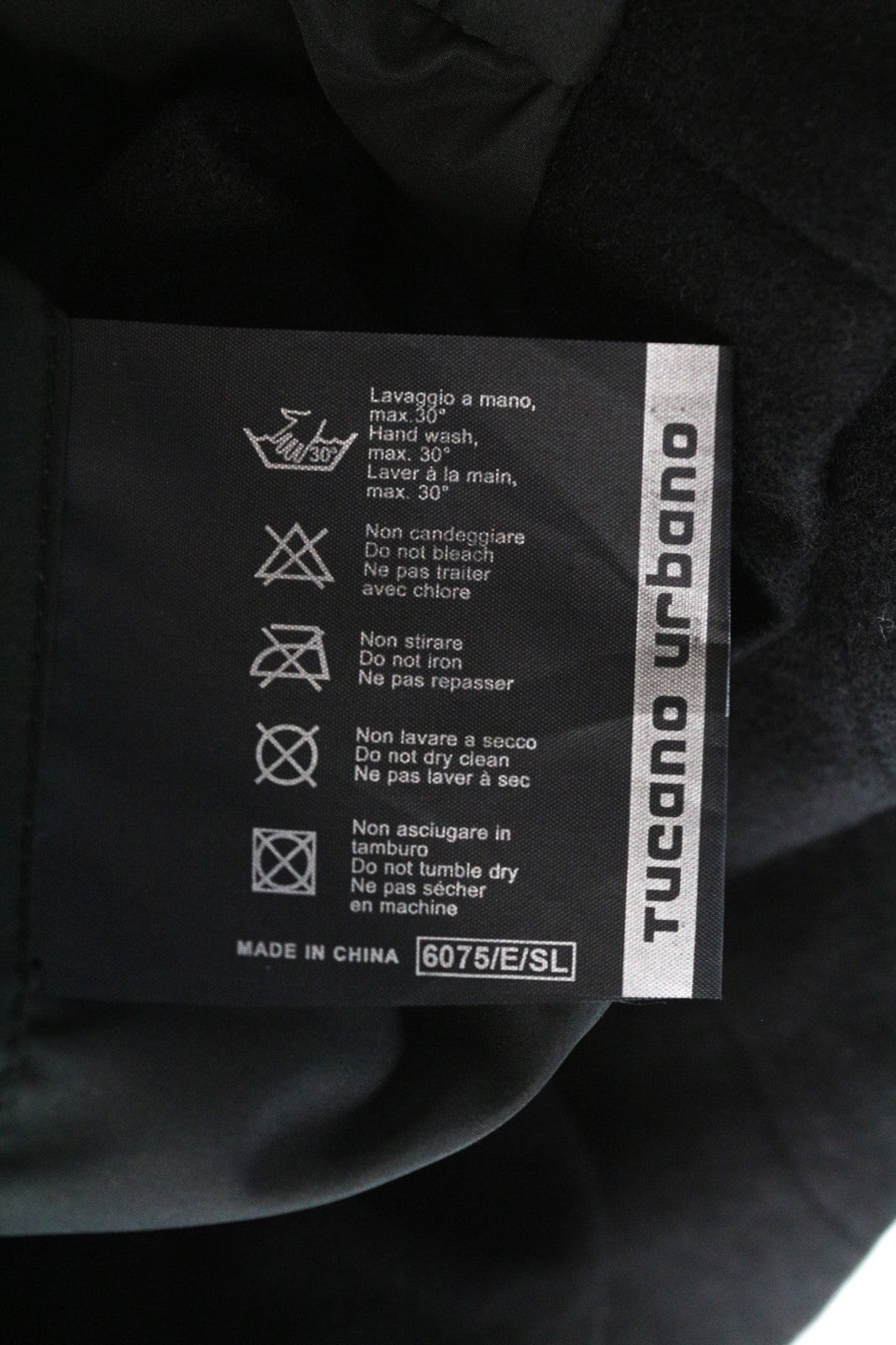 TUCANO URBANO New Carmen Women Coat IT42 S Windproof Breathable Black Wool Mix