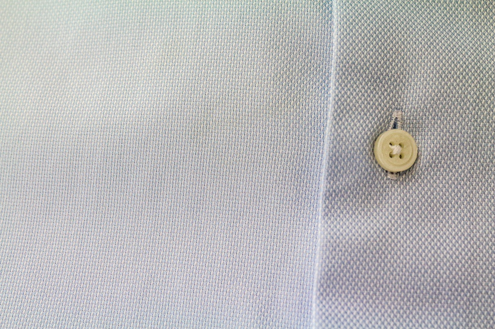 SUITSUPPLY Traveller Men Shirt 42/16 1/2 Slim Blue Cotton Long Sleeve Formal