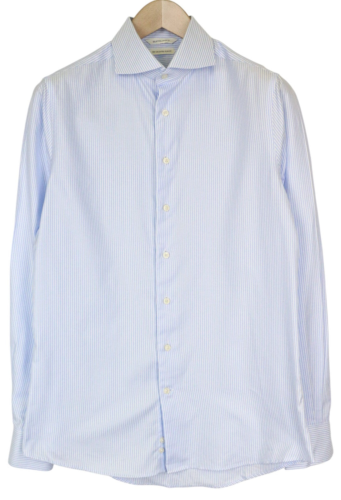 Blaues Twill-Hemd