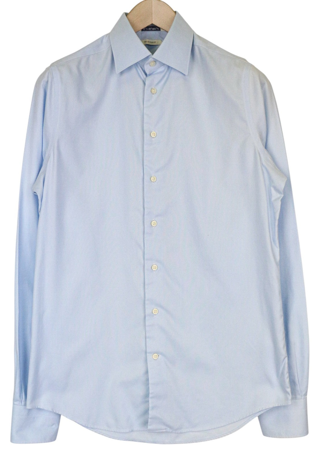 Blaues Twill-Hemd