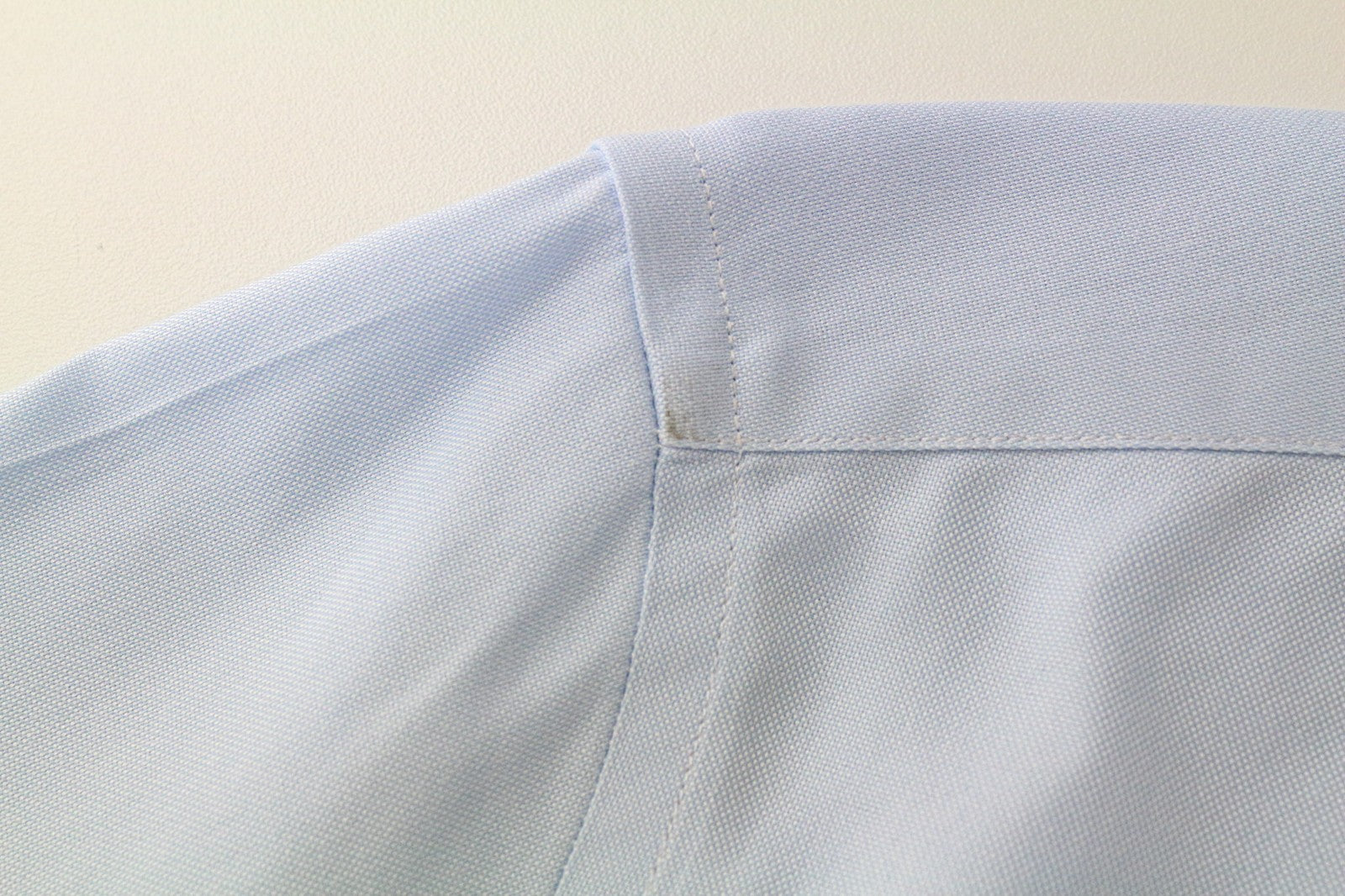 SUITSUPPLY Men Shirt 38L/15L Slim Blue Pure Cotton Classic Long Sleeve