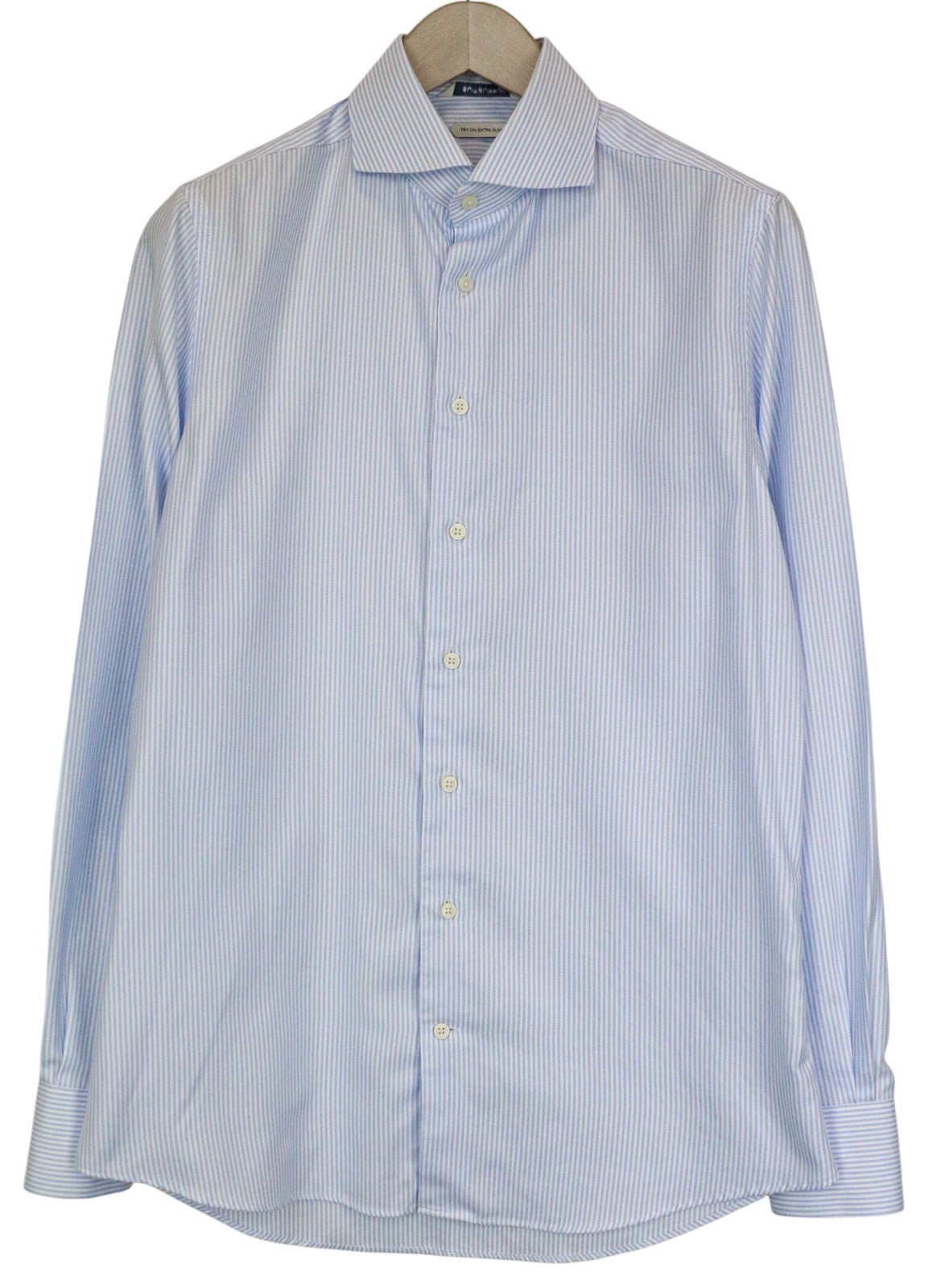 Blaues Twill-Hemd