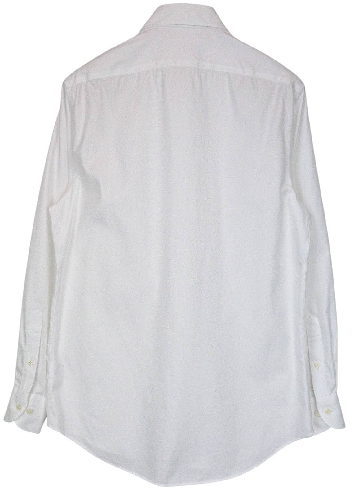 SUITSUPPLY Traveller Men Shirt 39/15 1/2 Slim Long Sleeve Formal White Cotton