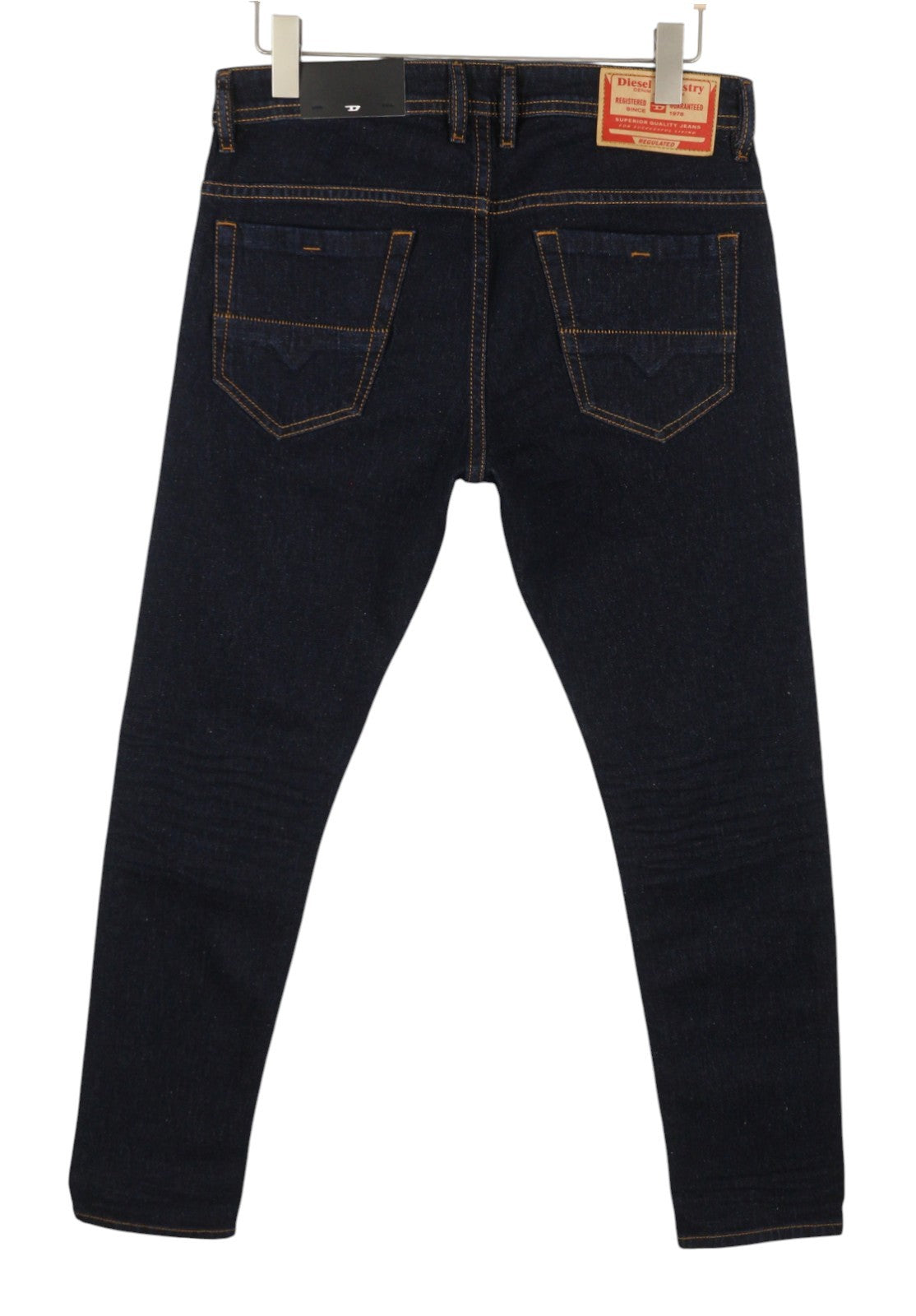 DIESEL Thommer R07R2 Men Jeans W38/L32 Dark Blue Slim Fit Low Waist RRP150
