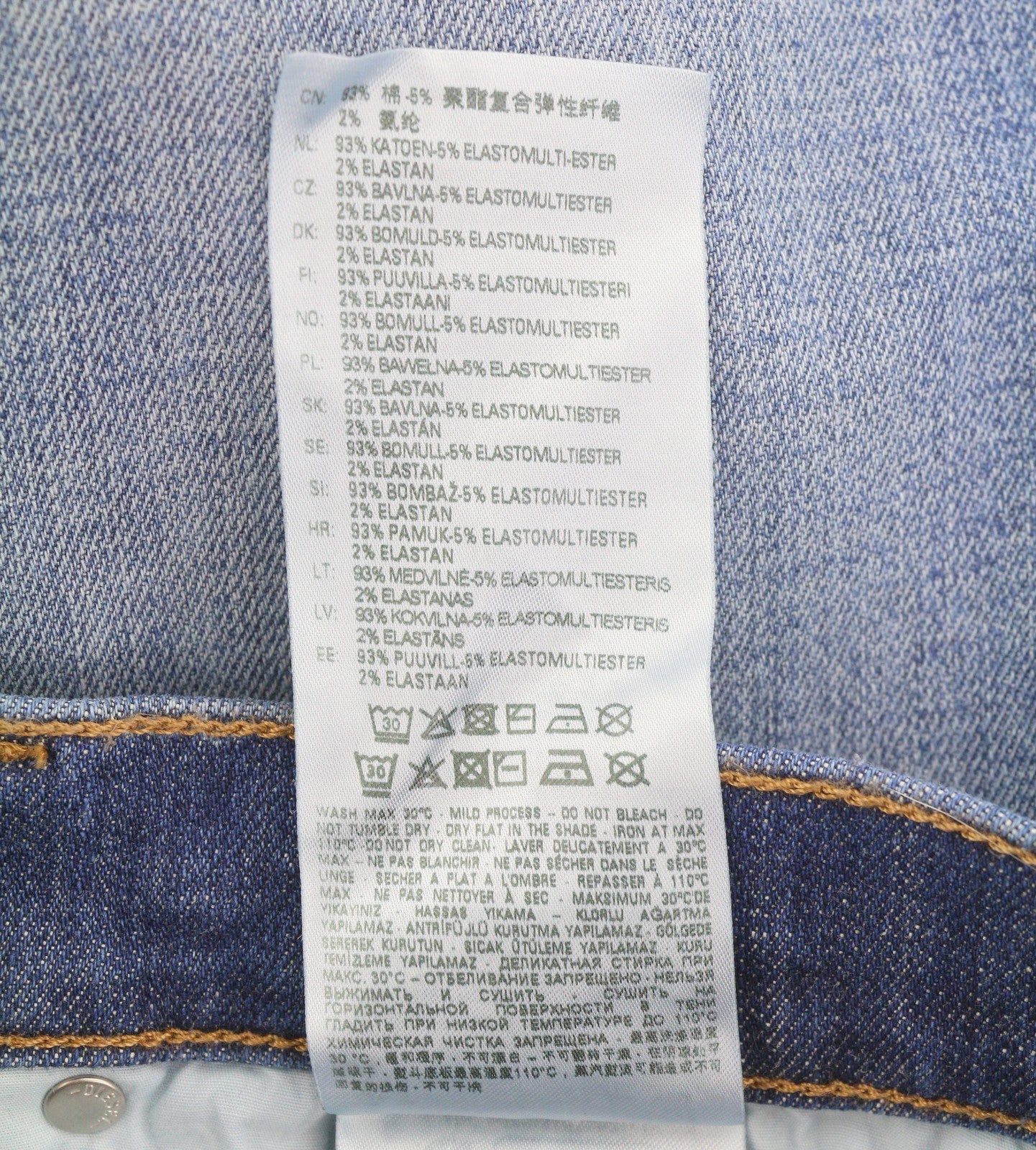 DIESEL 2019 D-Strukt 0DQAE Men Jeans W38/L30 Blue Faded Sim Fit RRP175
