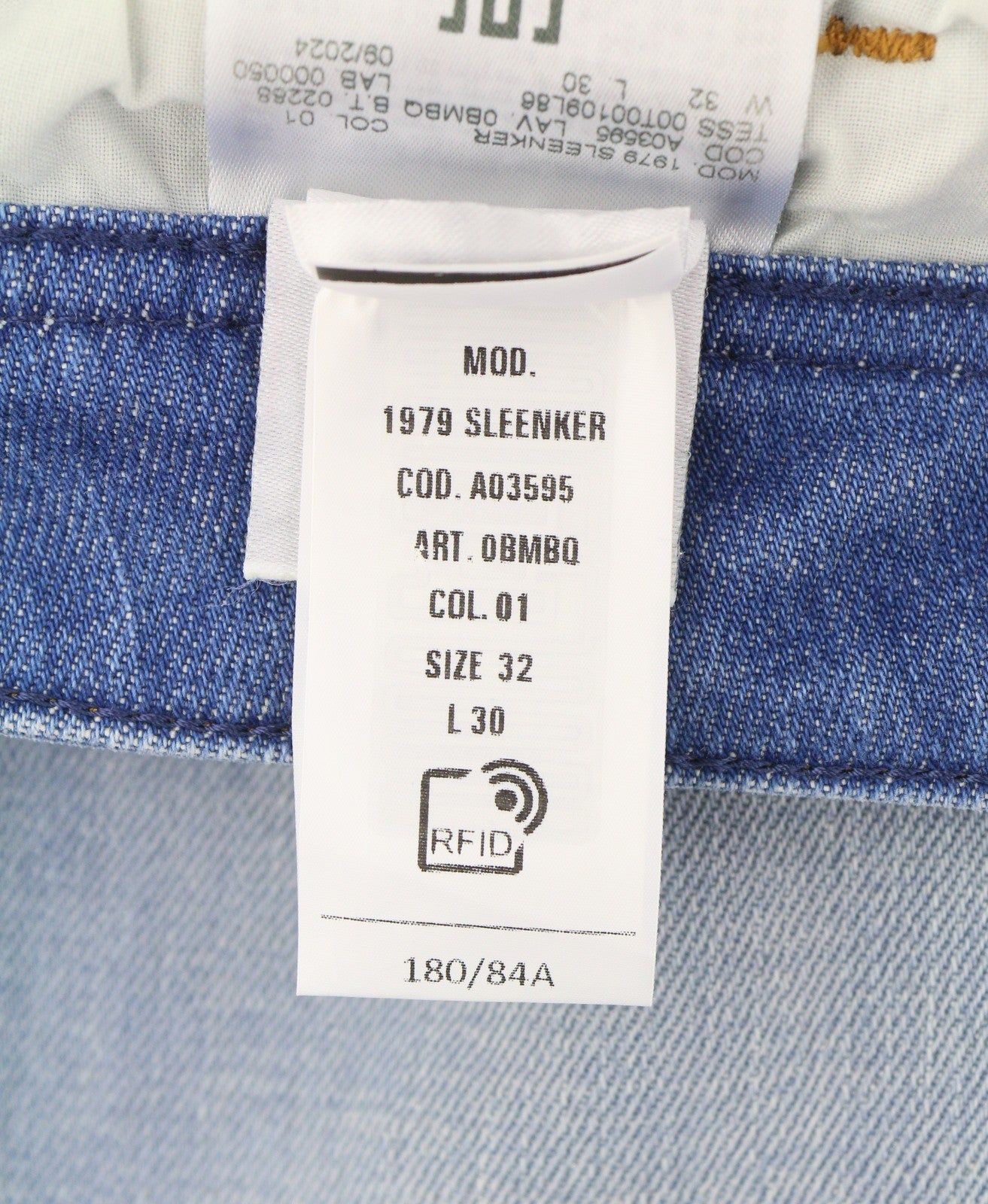 DIESEL 1979 Sleenker 0BMBQ Men Jeans W32/L30 Blue Skinny Fit Low Waist RRP175