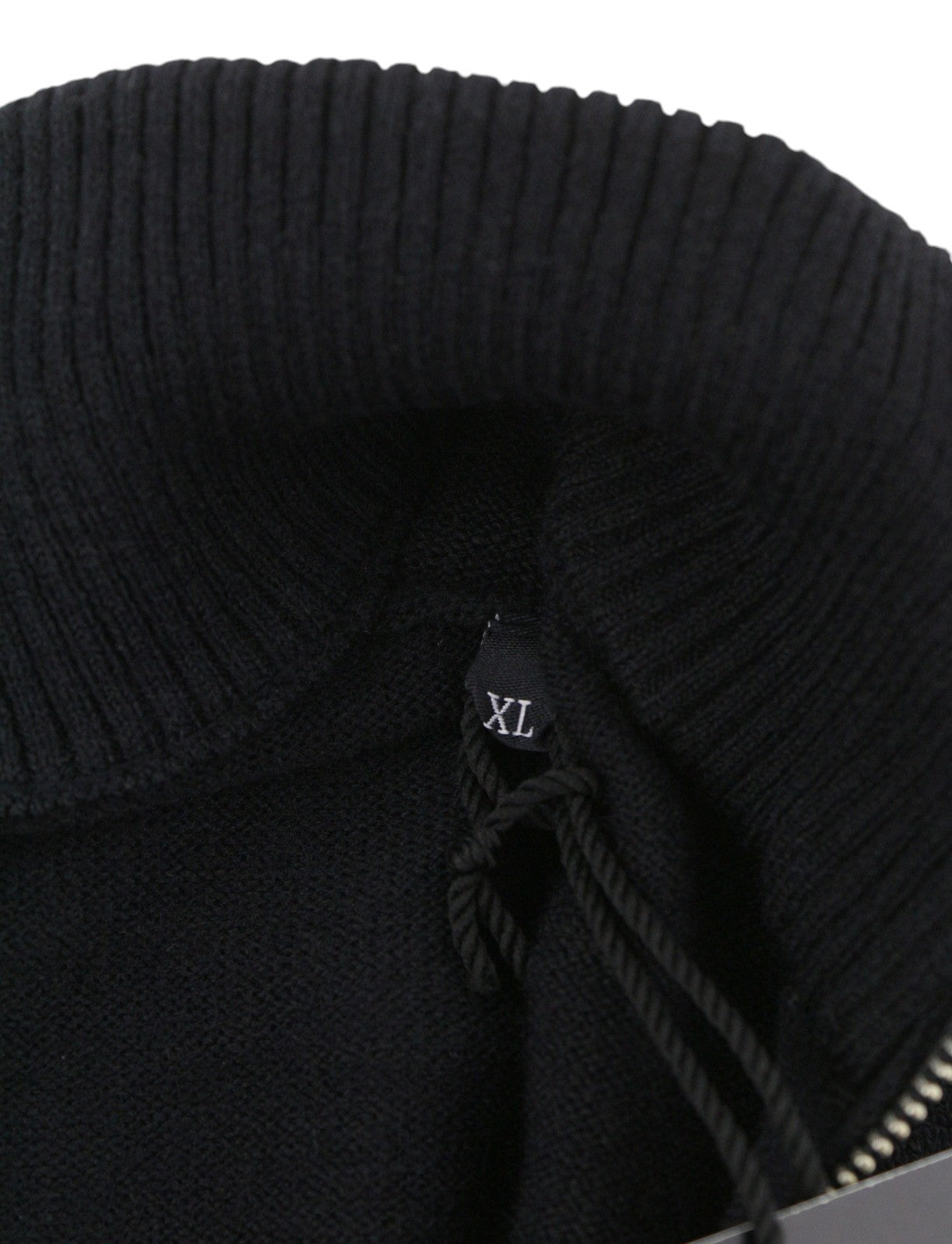 DIESEL Camio-Out Men Jumper XL Black Wool Blend Knit Half Zip Pull On RRP195