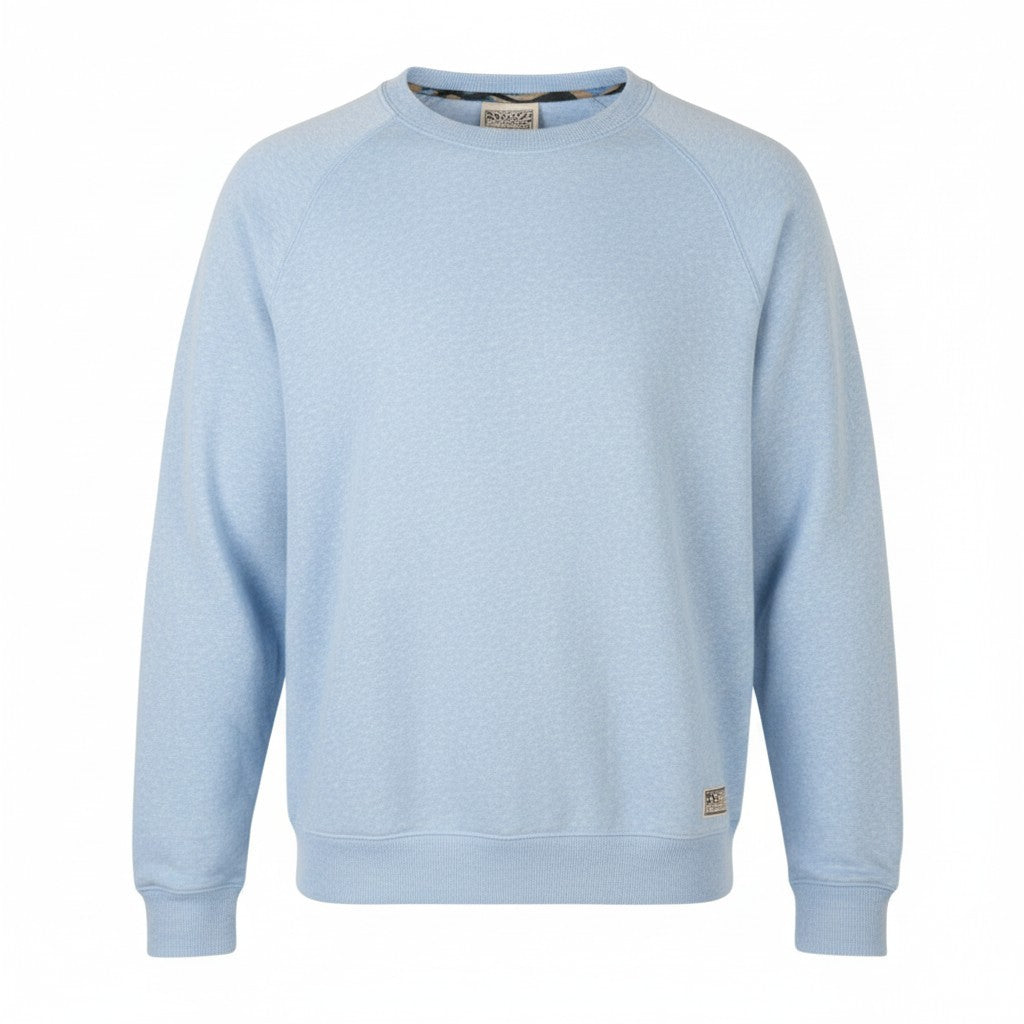 Blaues Baumwoll-Sweatshirt
