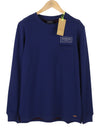 Blue Cotton Sweatshirt
