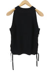 Black Viscose T-Shirt