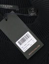 Black Viscose T-Shirt