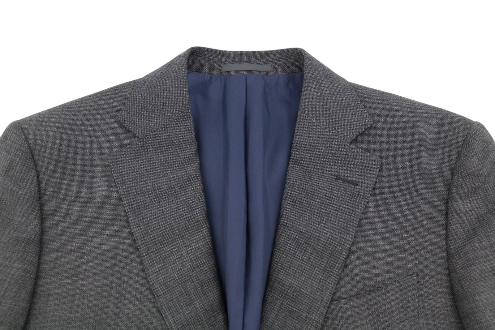 SUITSUPPLY Napoli Single Breasted Men Blazer UK38L Grey Wool Notch Lapel