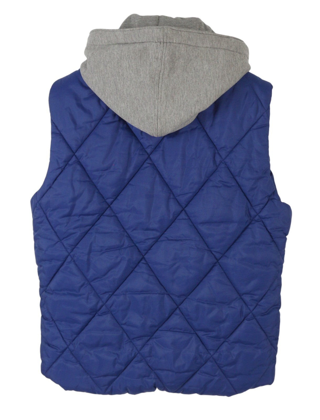 G-STAR Doonray Quilted Men Waistcoat M Blue Padded Hooded Full Zip