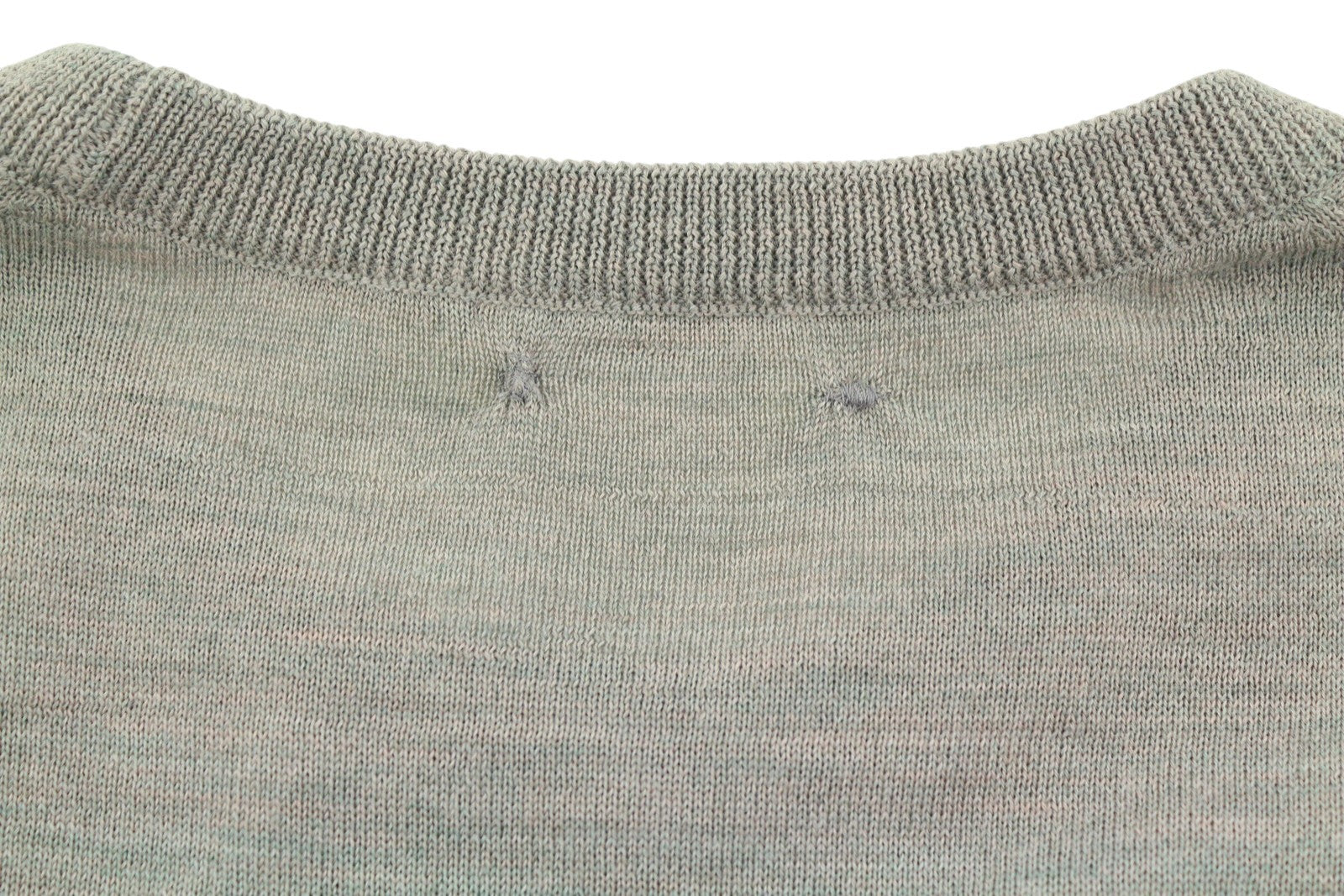 SUITSUPPLY Men Jumper M Grey Melange Merino Wool Crew Neck Pull On