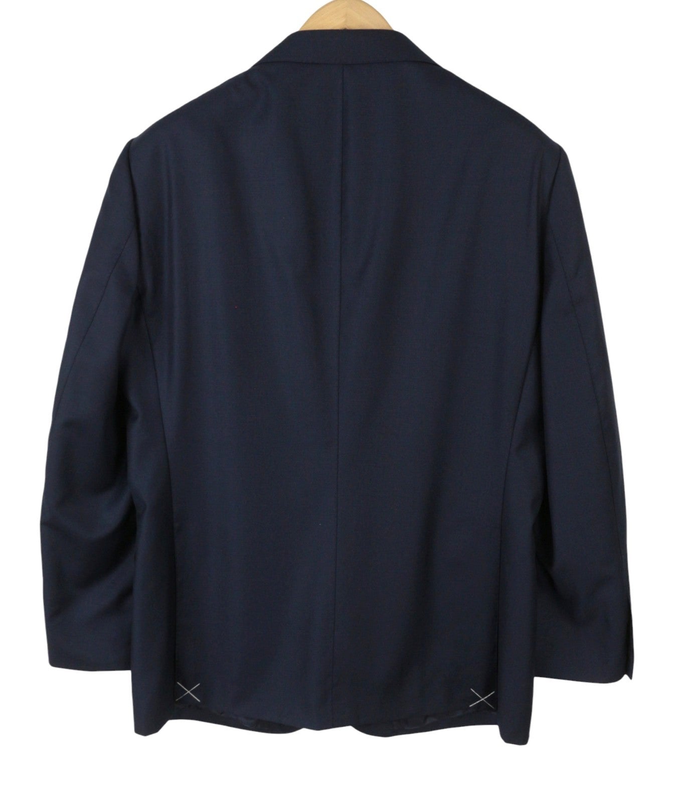 SUITSUPPLY Lazio Single Breasted Men Blazer UK46S Dark Blue Wool Lapel