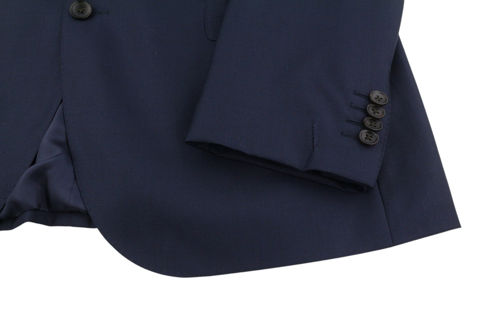 SUITSUPPLY Lazio Single Breasted Men Blazer UK46S Dark Blue Wool Lapel