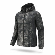 DIESEL J-Brick Men Jacket 52 Black Camo Print Windbreaker Lightweight RRP295