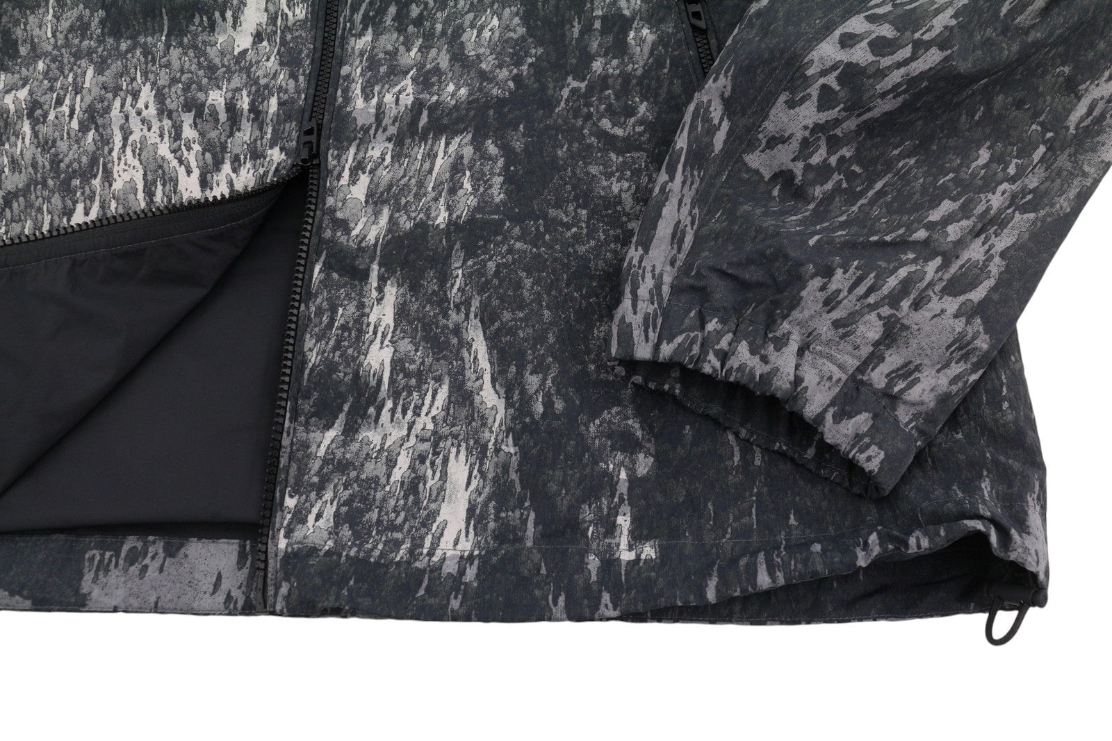 DIESEL J-Brick Men Jacket 52 Black Camo Print Windbreaker Lightweight RRP295