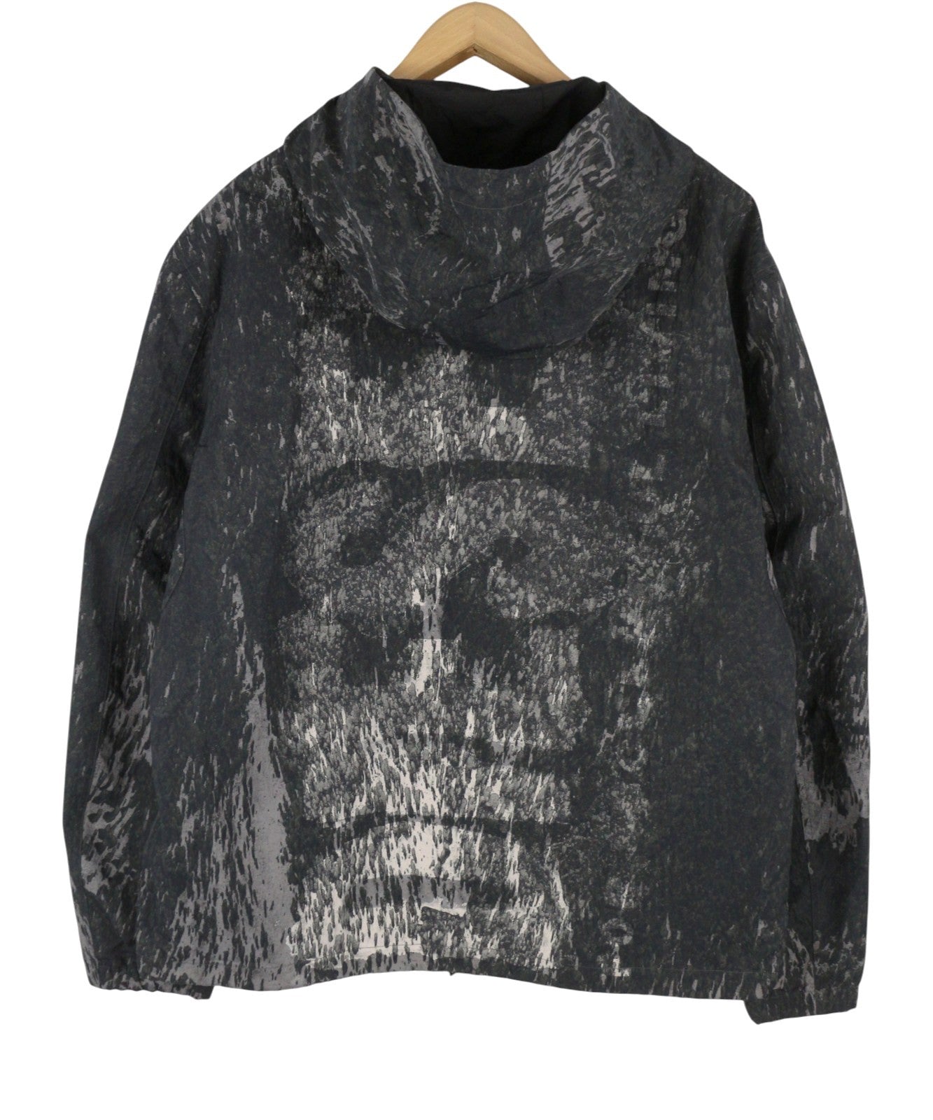 DIESEL J-Brick Men Jacket 54 Black Camo Print Windbreaker Lightweight RRP295
