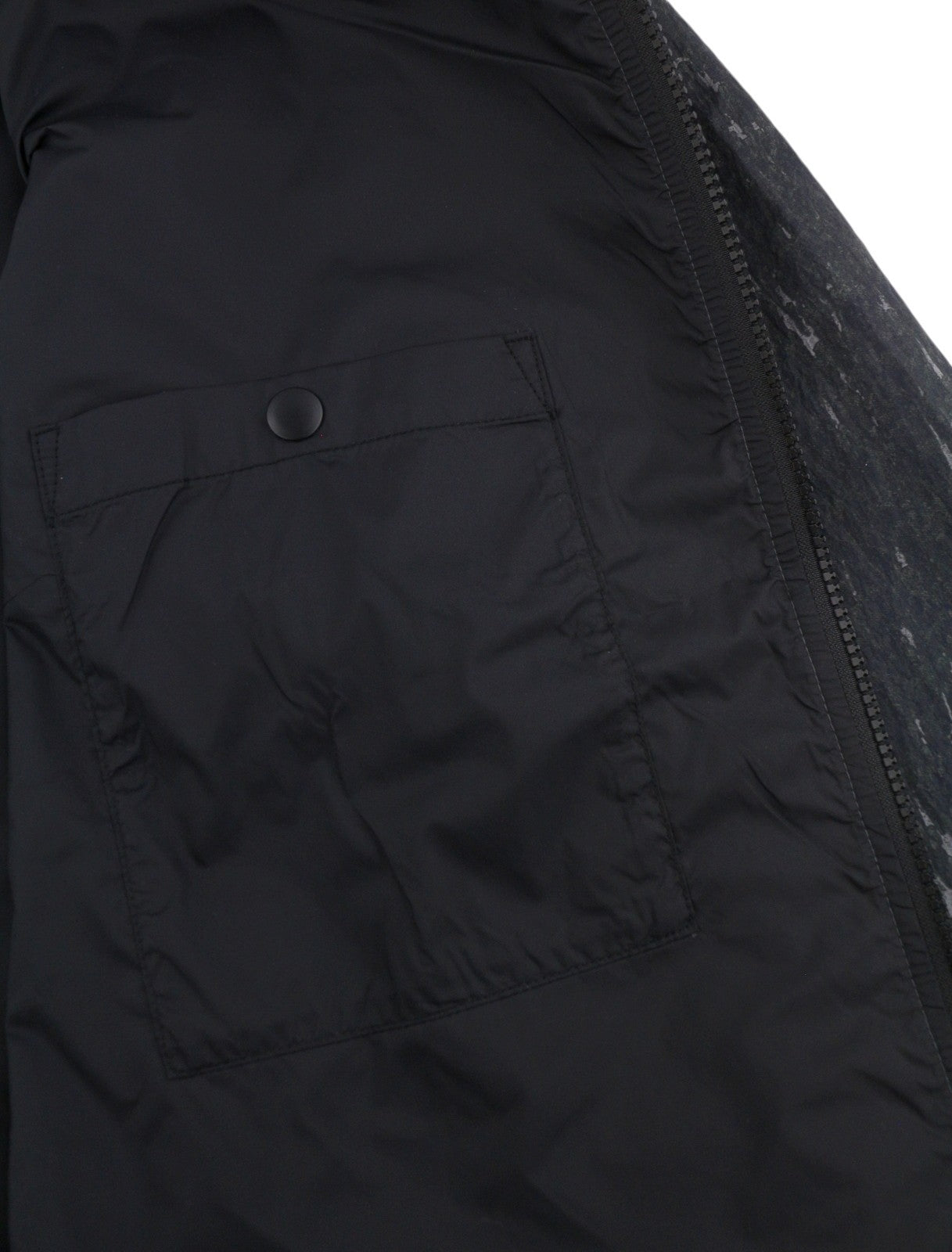 DIESEL J-Brick Men Jacket 54 Black Camo Print Windbreaker Lightweight RRP295