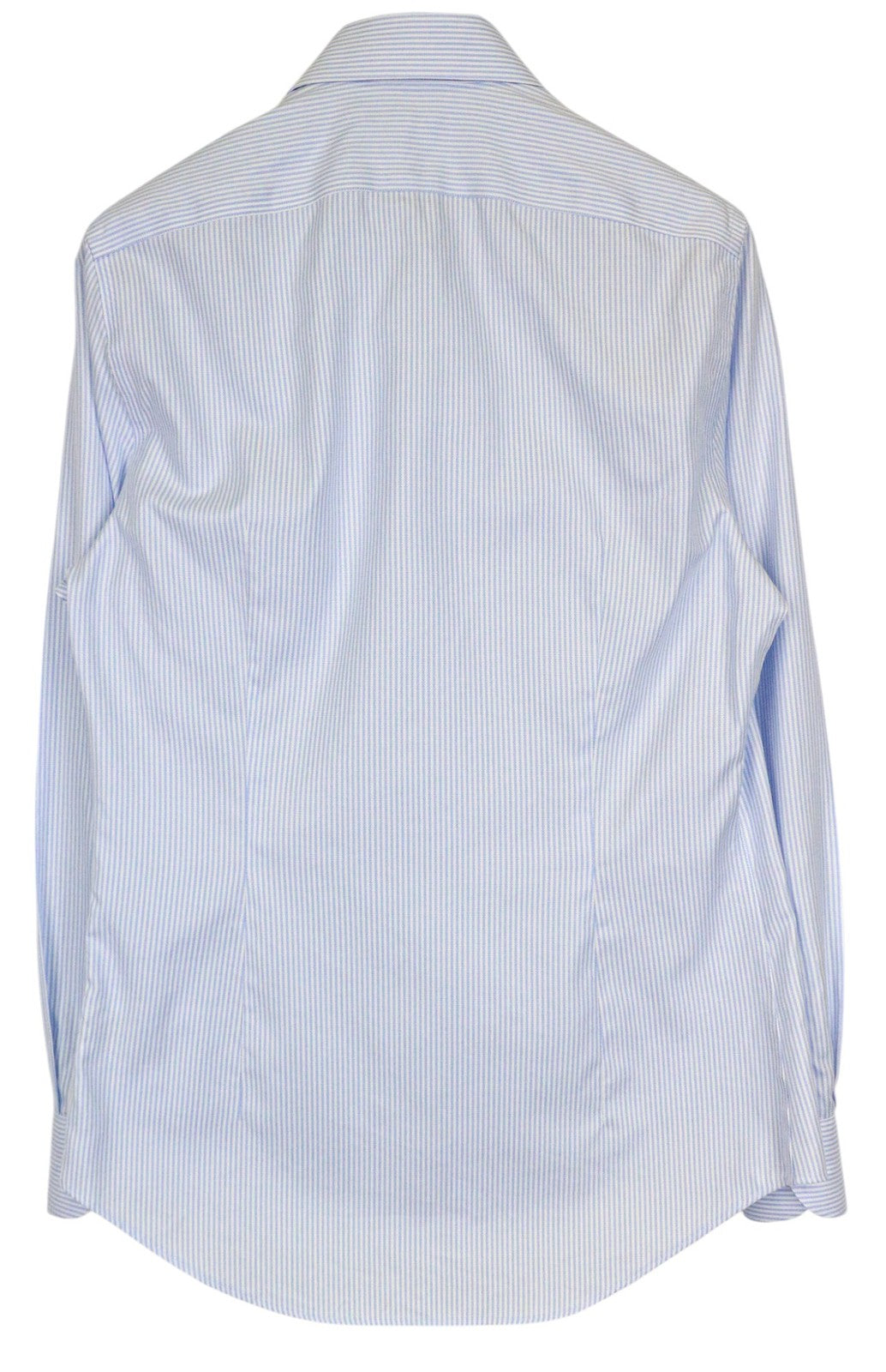 SUITSUPPLY Men Shirt 40/ 15 3/4 Blue Extra Slim Striped Pure Cotton Try On