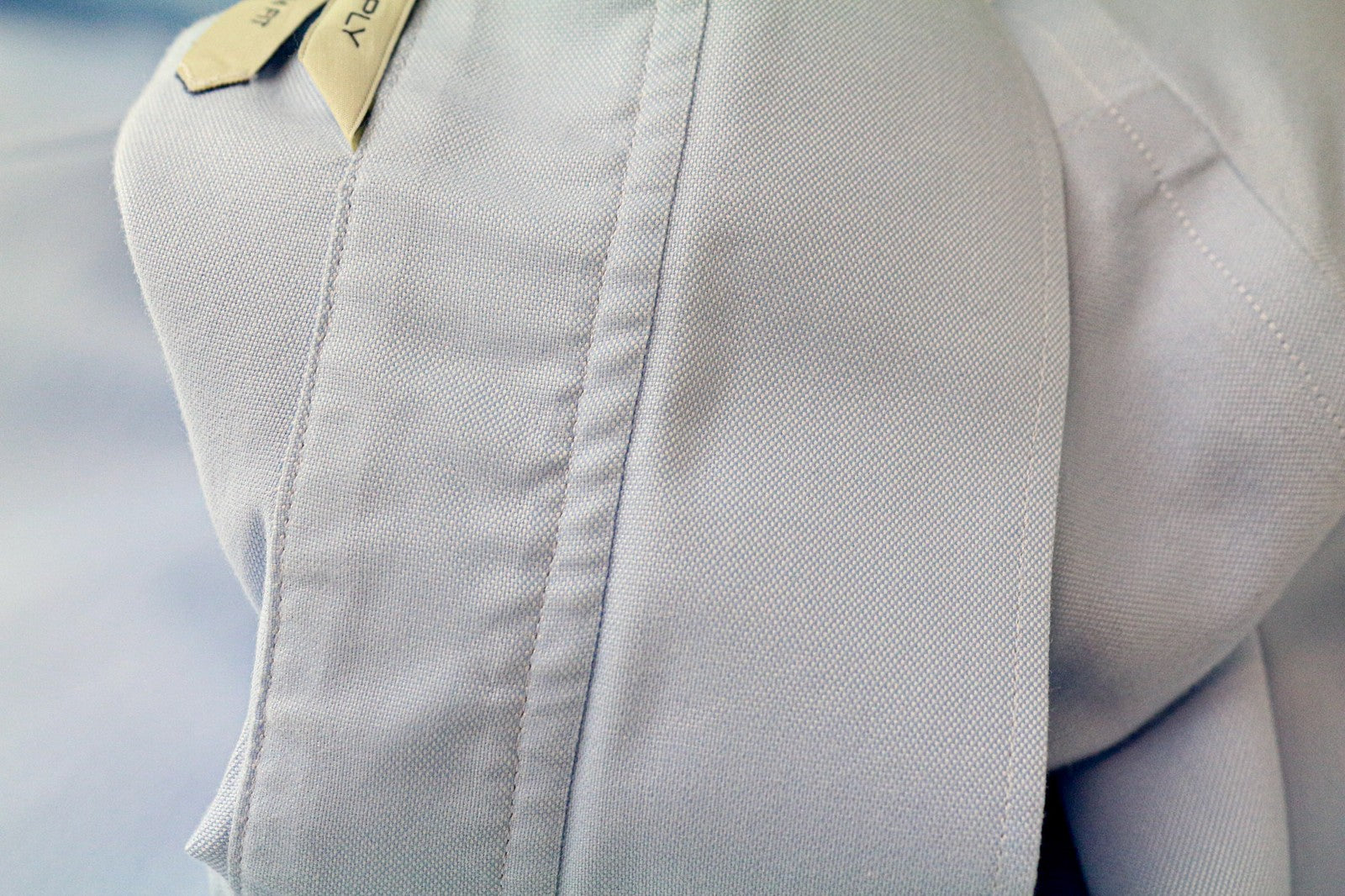 SUITSUPPLY Men Shirt 46L/18L Slim Fit Long Sleeved Formal Bue Pure Cotton