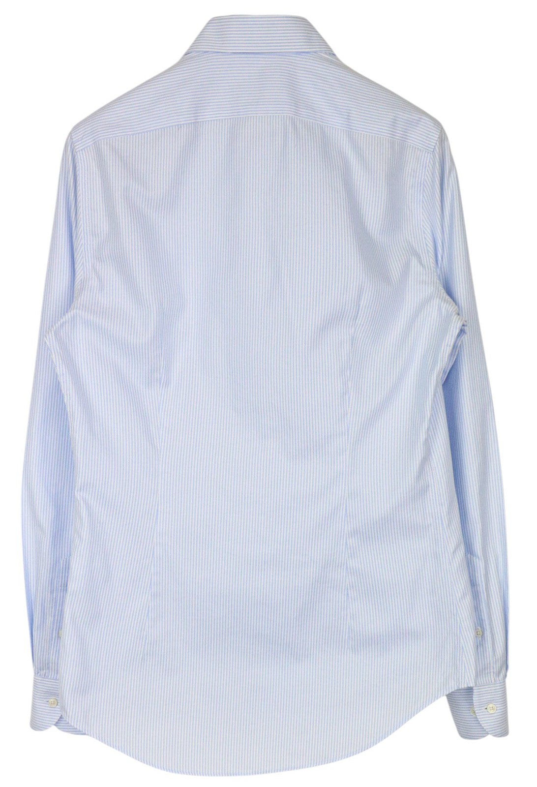 SUITSUPPLY Men Shirt 40L/15 3/4L Extra Slim Blue Pure Cotton