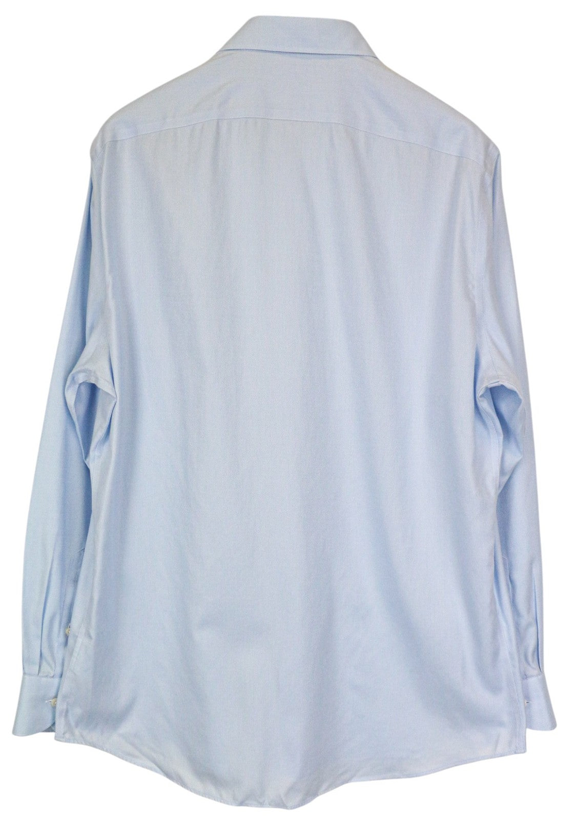 SUITSUPPLY Traveller Men Shirt 43/17 Slim Blue Pure Cotton