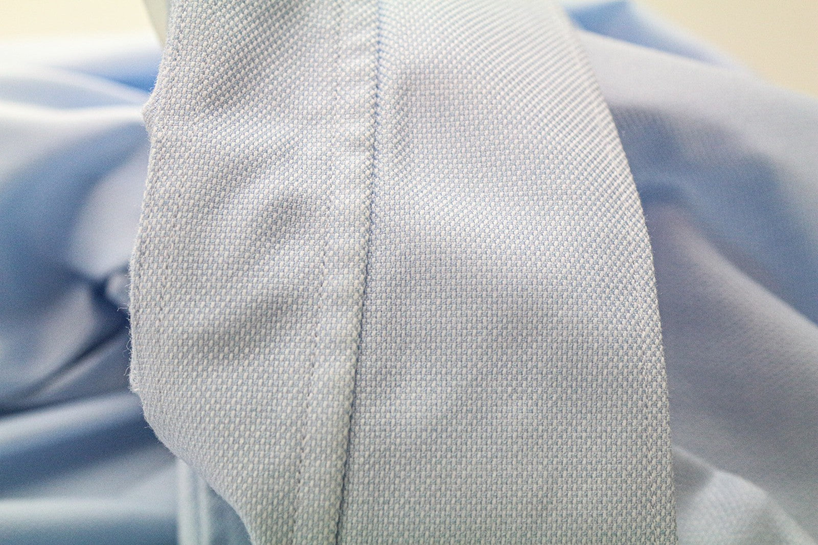 SUITSUPPLY Traveller Men Shirt 43/17 Slim Blue Pure Cotton