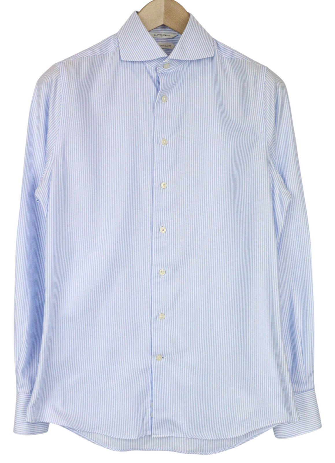 Blaues Twill-Hemd