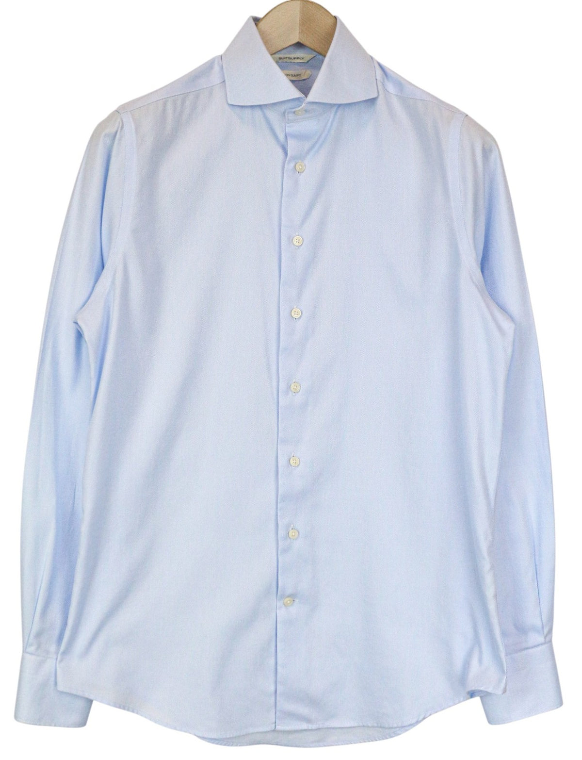 Blaues Twill-Hemd