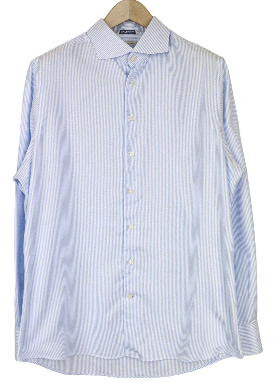 Blaues Twill-Hemd