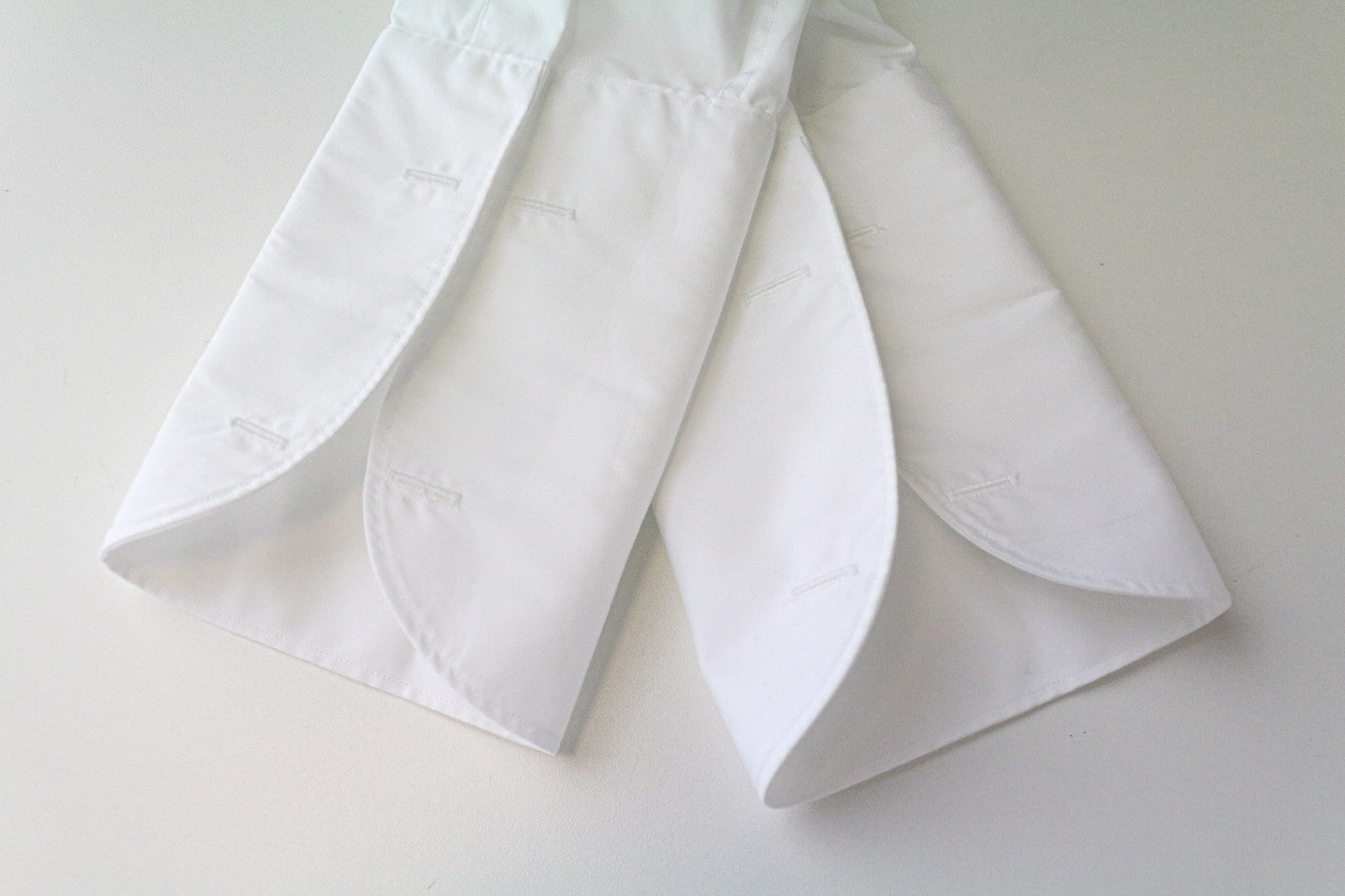 SUITSUPPLY Men Shirt 43/17 Slim White Pure Cotton Cuatway Button-Up Twill
