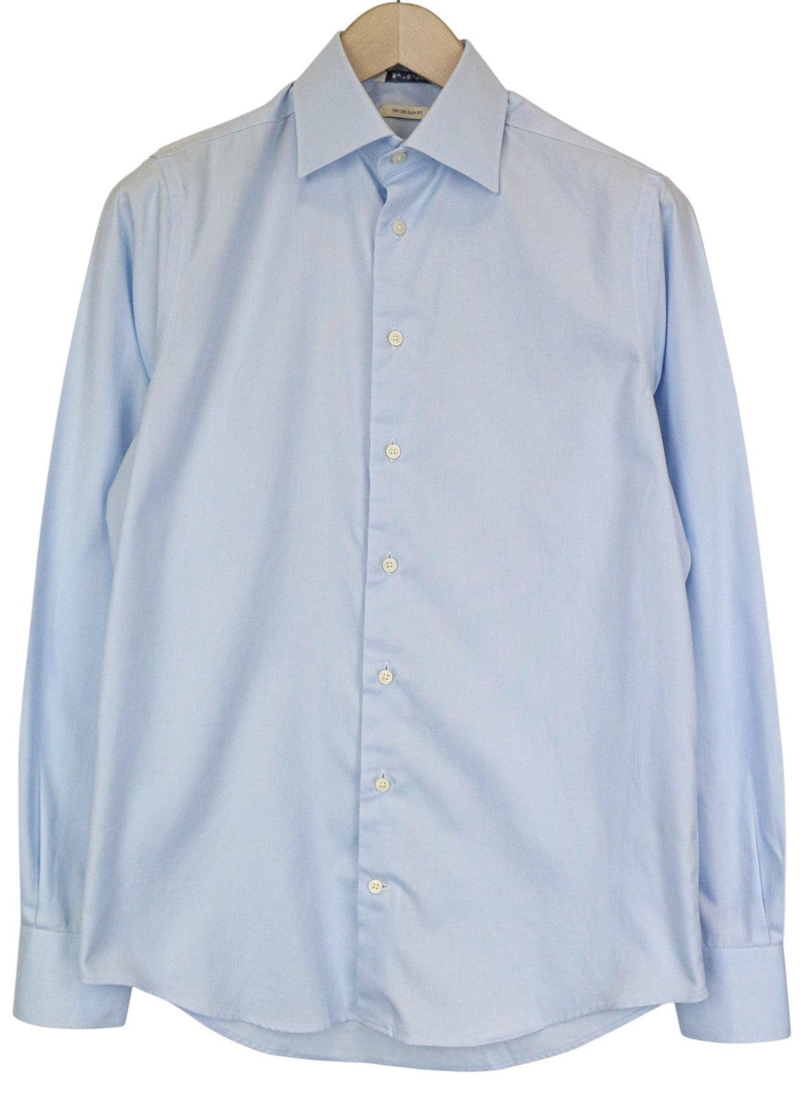 Blaues Twill-Hemd