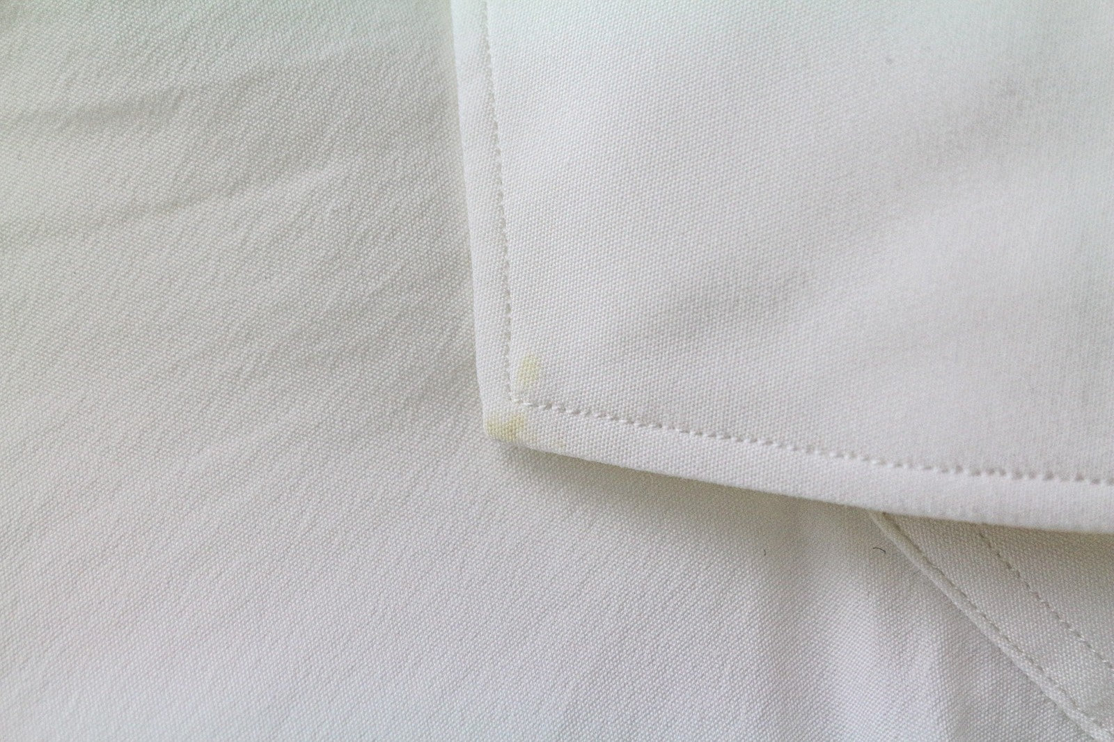 SUITSUPPLY Men Shirt ~XL Slim White Cotton Stretch Long Sleeve Classic Twill