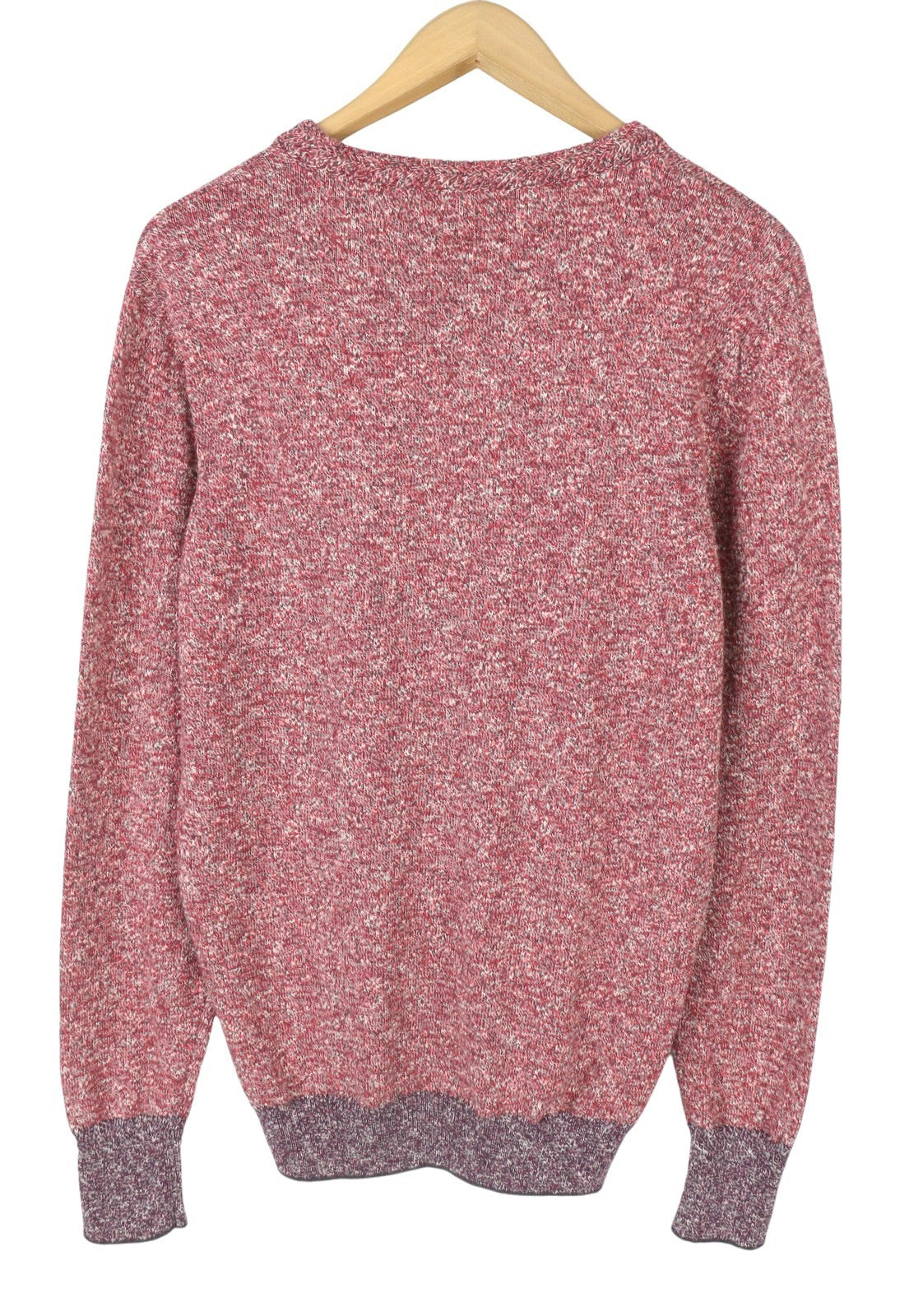 SCOTCH & SODA Men Jumper M Red Melange Crew Neck Tight Knit Pull On