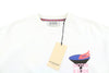 White Polyester Sweatshirt