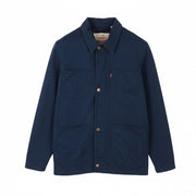 LEVI'S Men Jacket S Dark Blue Patch Pocket Spread Full Zip Lightweight