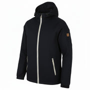 LYLE & SCOTT Men Jacket L Dark Blue Hooded Lined Full Zip
