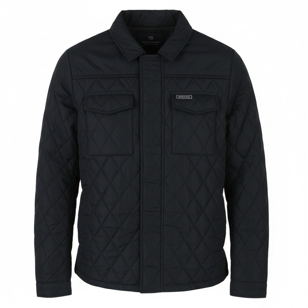 Blue Polyester Jacket
