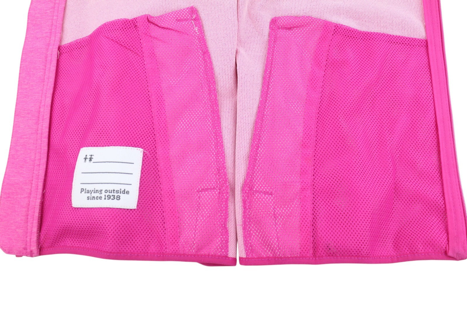 COLUMBIA Women Jacket XL Pink Melange Softshell Hooded Full Zip