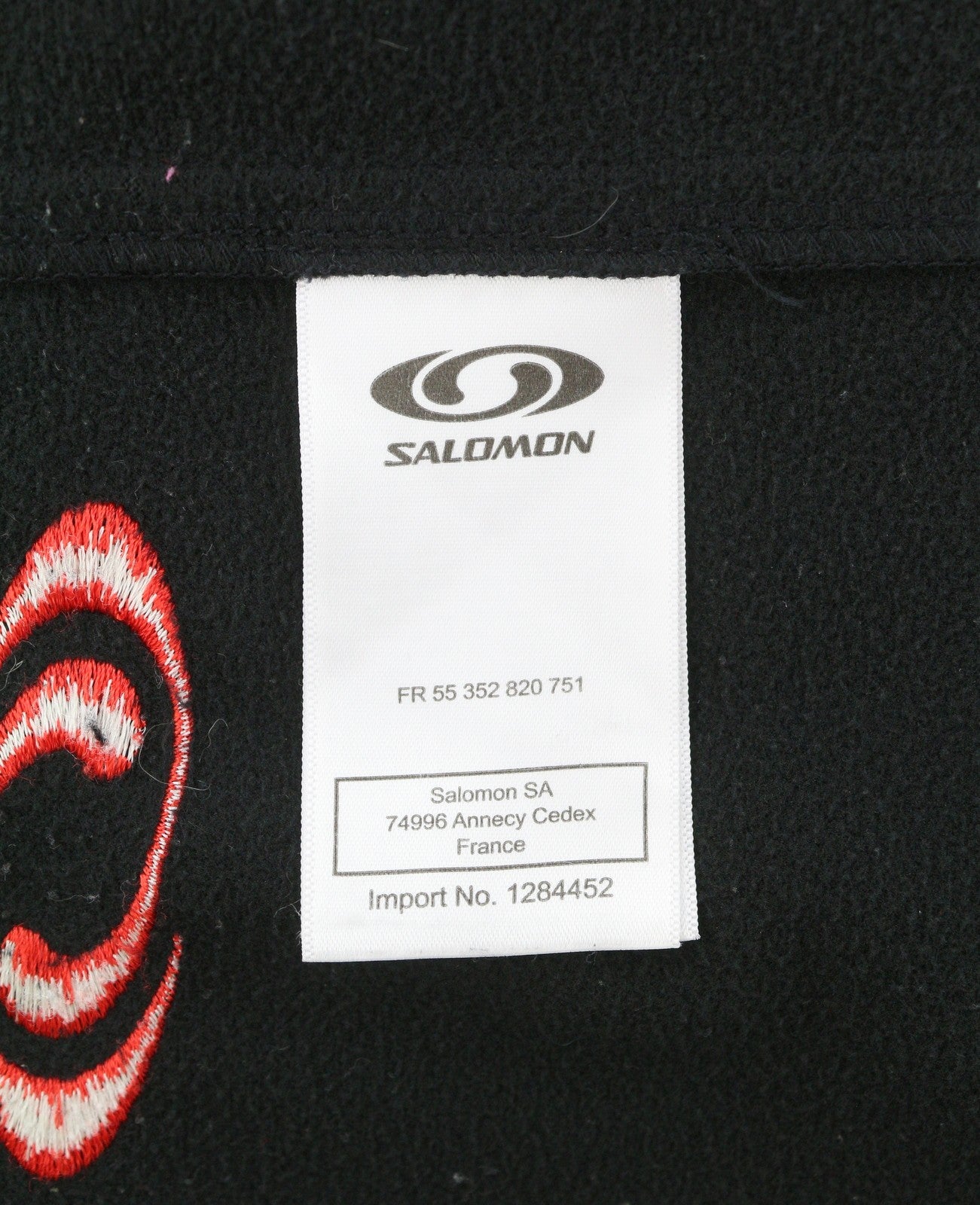 SALOMON Men Jacket M Black Clima Wind High Neck Fleece Lined