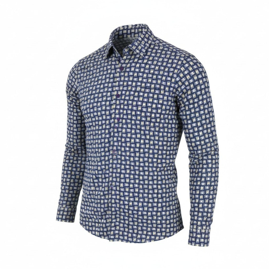 Blue Cotton Shirt