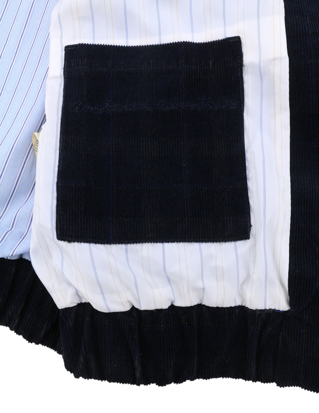 SCOTCH & SODA Men Coat M Dark Blue Corduroy Plaid Full Zip