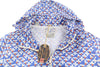 Blue Polyester Jacket